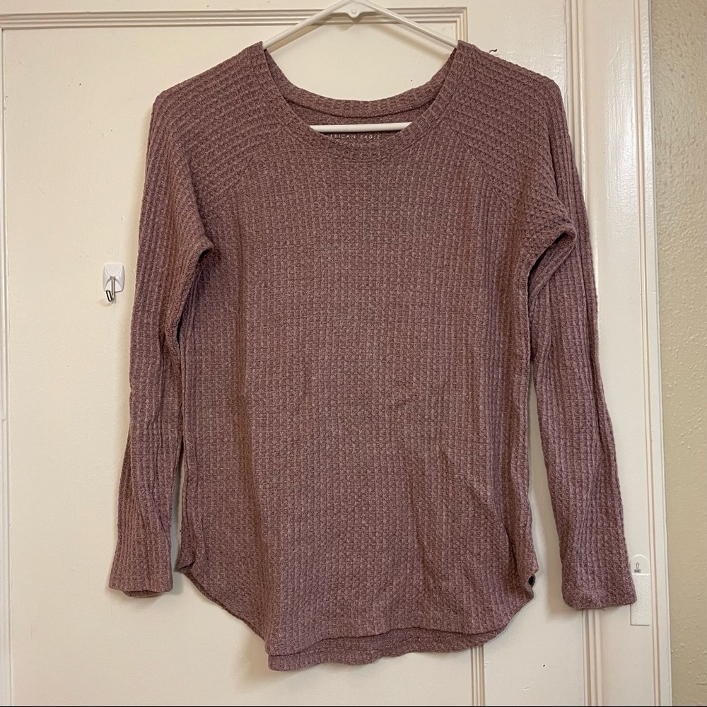 American eagle waffle shirt